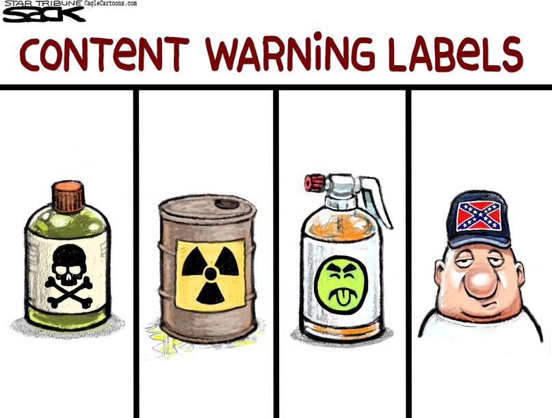 Content warning карты. Warning content.