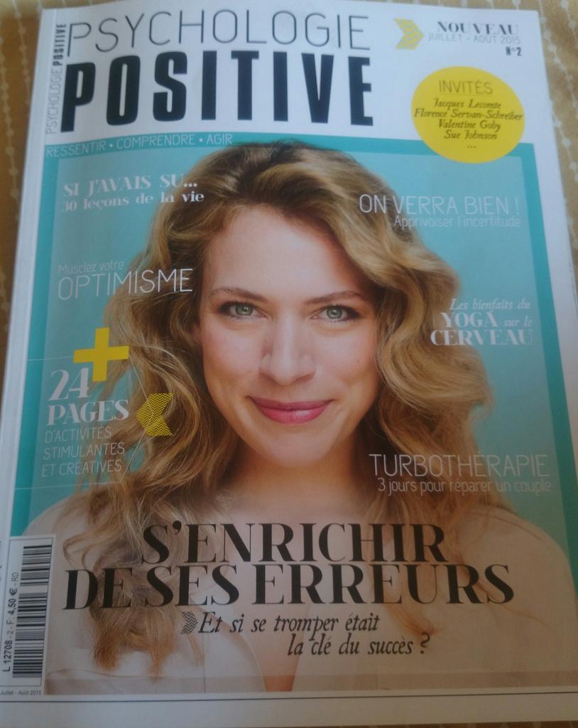 KevinBoisserie's tweet image. Belle découverte, que ce nouveau magazine @Psy_Positive ! #PsychologiePositive