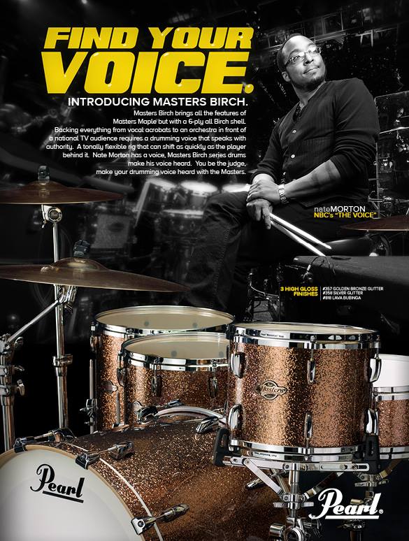 PearlDrumCorp's tweet image. Masters Birch brings all the features of Masters Maple but with a 6-ply all Birch shell.