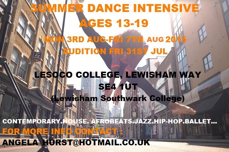 FREE SUMMER YOUTH DANCE TRAINING