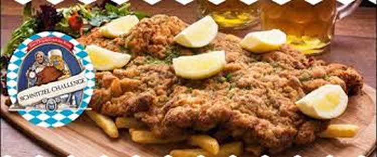 Feeling Schnitzy? Come on by for our EPIC #schnitzel challenge!