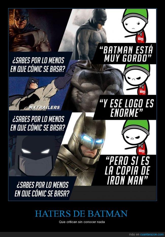 cuantarazon's tweet photo. HATERS DE BATMAN http://t.co/18IToRiQrf http://t.co/7jHgaoDG1U