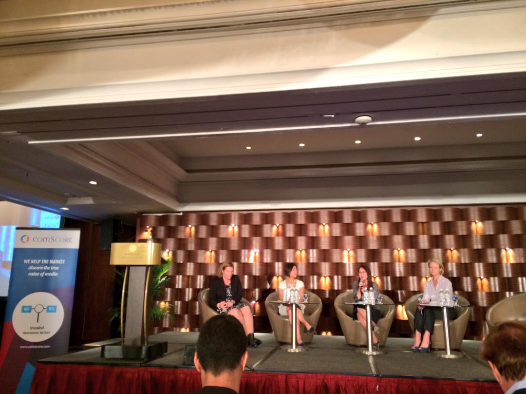 WiP_adtech's tweet photo. The Marketer #Programmatic Panel with @StarwoodBuzz @Visa @StarHub at #ATSS15 also happens to be all female! http://t.co/kKfIpCsE30