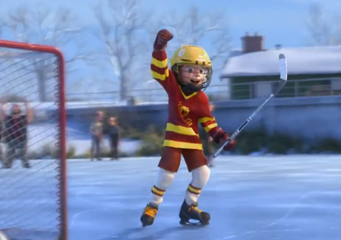 Admit it: you saw Disney's 'Inside Out' and were excited that the main char plays pond hockey. Or was that just me?