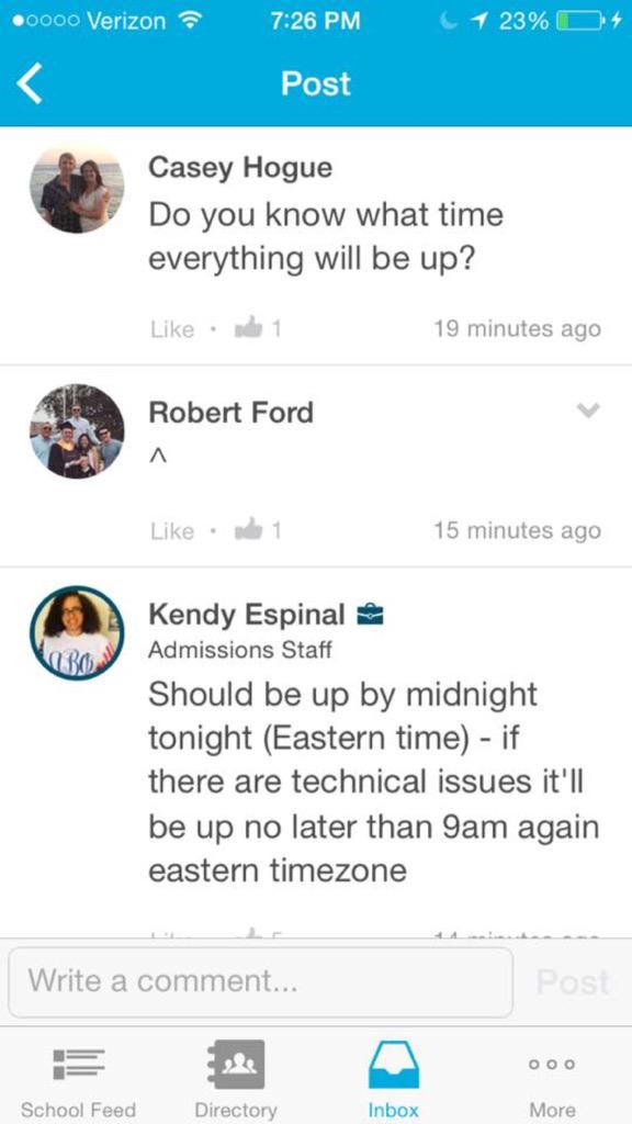 UofT19's tweet photo. Everything should be up by 12am tonight(: we are all about to post our schedules like its high school 😂😂 http://t.co/zA8vvj6FUK