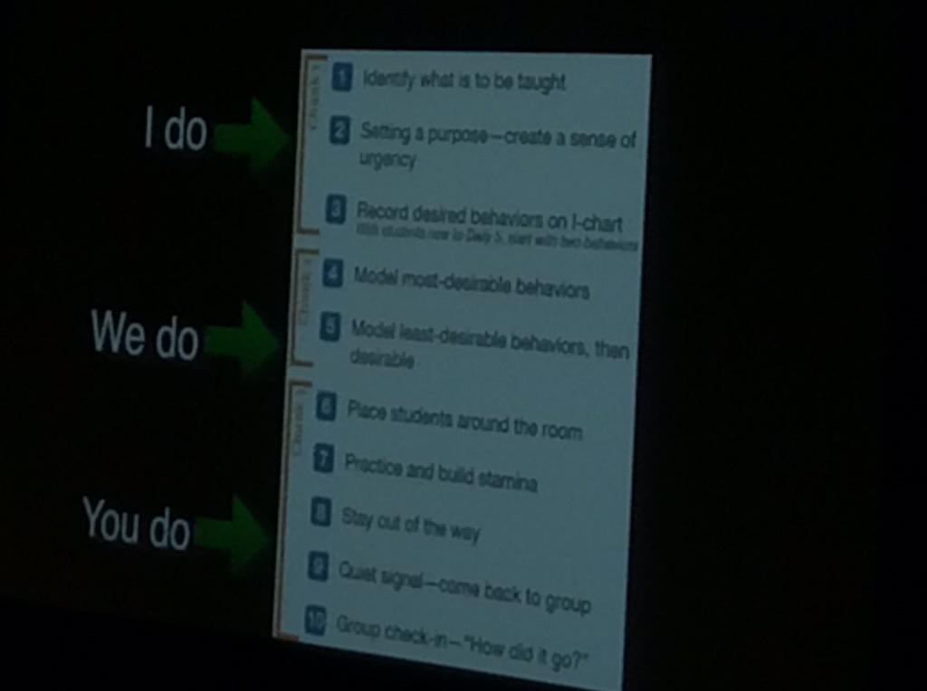 Stepping stones to independence... #ACTLearn #englit2015