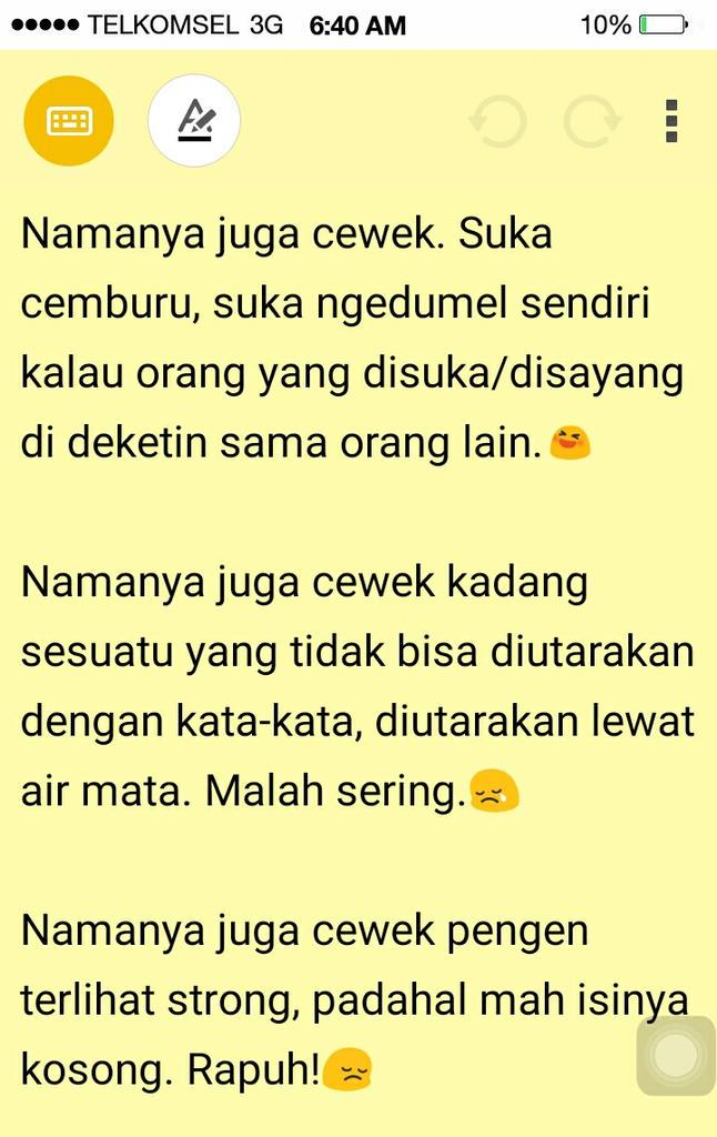 webhostingwebid's tweet photo. Namanya juga cewek. Betul ga girls? 
#selamatpagi #GoodMorning http://t.co/wkp9VnR0fw