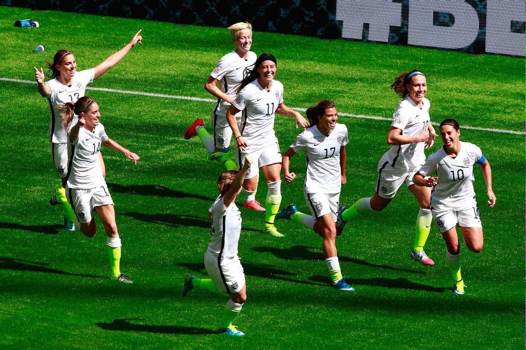 #USWNT #MyInspiration One day I want to be like these amazingly talented soccer players... You are my inspiration!