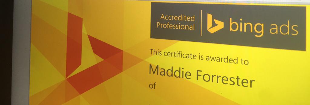 lilmaddsfo's tweet image. So this just happened ☺️ #bingcertified @bing #BOOYA #searchenginedomination