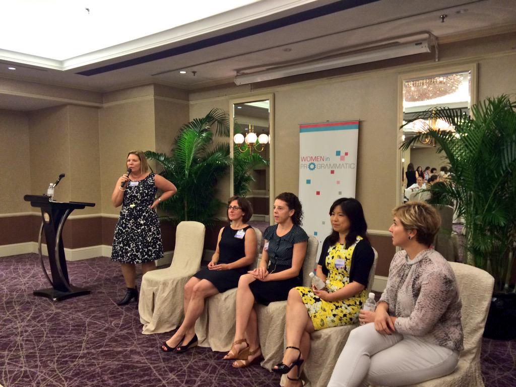 WiP_adtech's tweet photo. Kicking off #ATSS15 with Women in #AdTech breakfast panel. Thanks to @exchangewire for supporting #WiP_adtech http://t.co/TD32m8hwHP