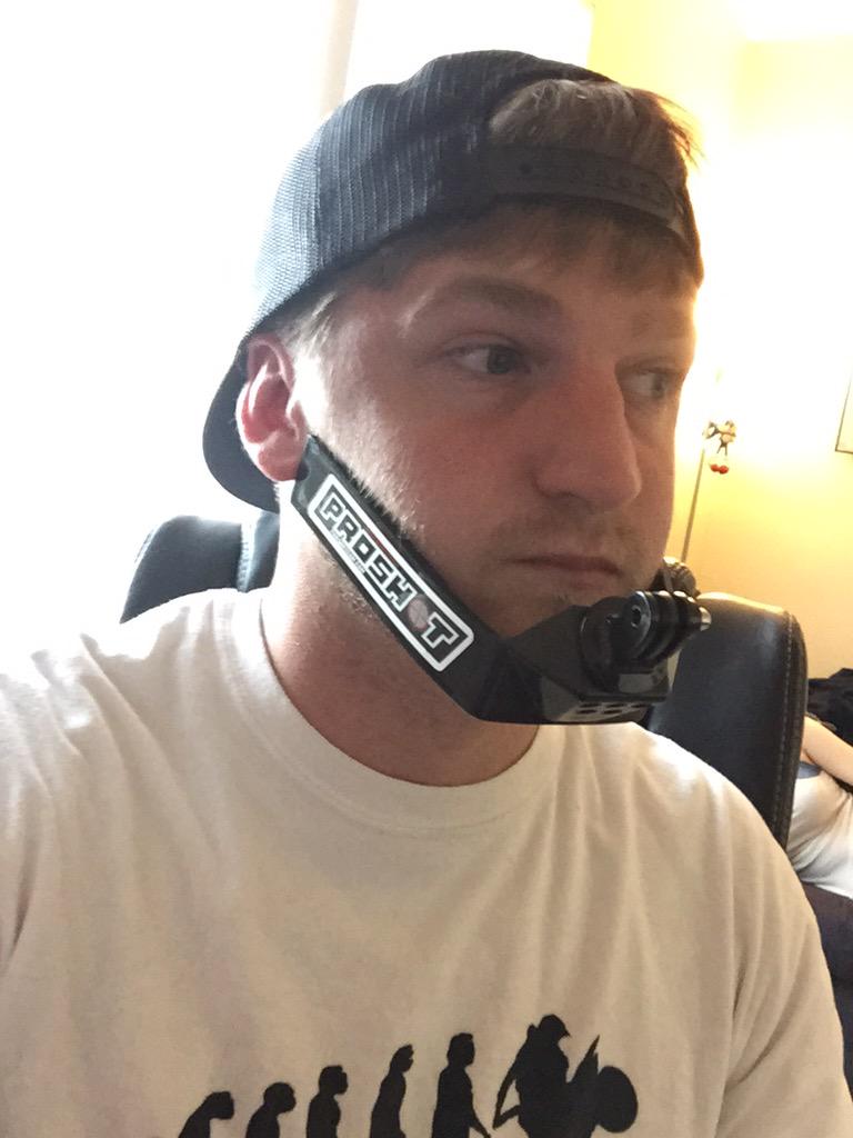 ReturnOfDeeO's tweet photo. No helmet, no problem! You can still use the @proshotcam 😂 http://t.co/b2FJgd9HuR