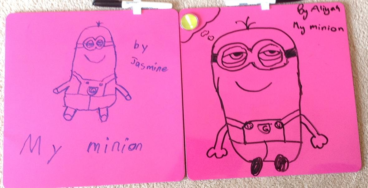 tobiaschristine's tweet image. #Minions #Drawings #InsideActivity #kids