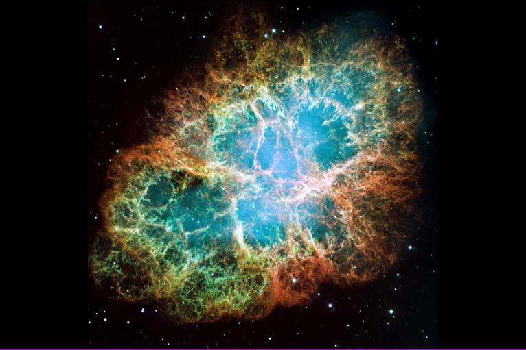 PlaneSpotterCA's tweet photo. One of the most famous picture of #NASA_Hubble, M1, The Crab Nebula, in Taurus. @AstronomiaFacil @Stephencheatley http://t.co/44iHO3hBXQ