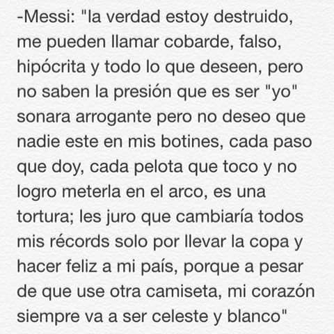 Como te banco Lionel Andres