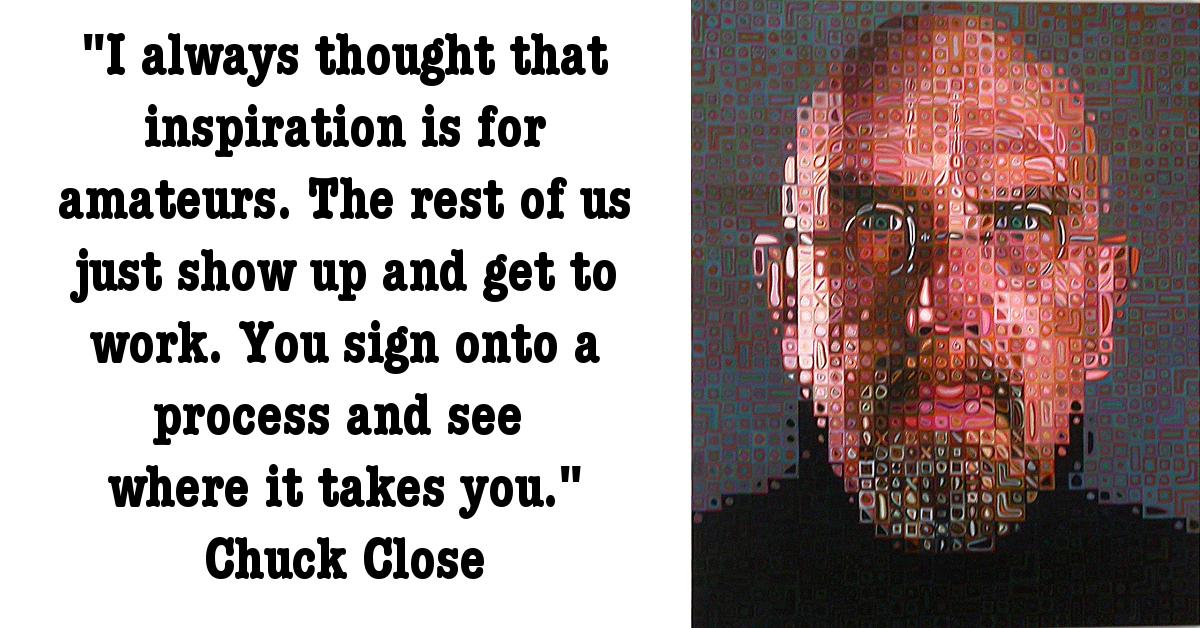 Happy 75th birthday to artist Chuck Close!

\"Self-Portrait,\" 2004-2005. 