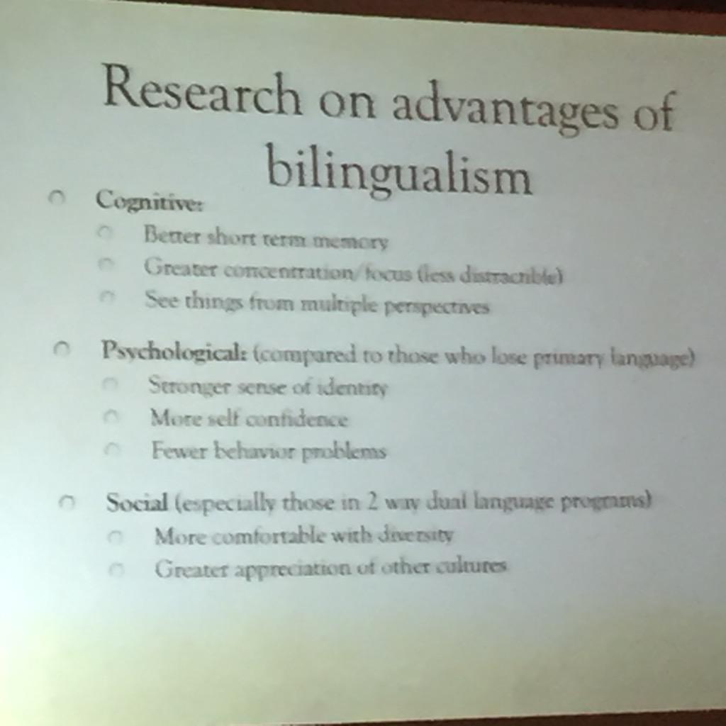 DrRenaeBryant's tweet photo. A3: see photos #ATDLE2015 #duallangchat http://t.co/vYJidUgzNN