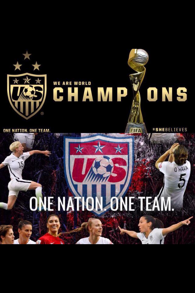 SarahPeer's tweet photo. THE US WON THE WOMEN'S WORLD CUP!!! 🇺🇸⚽️😁 #FIFAWWCFinal #IBelieveThatWeWillWin #USWNT http://t.co/7QmDcfkjA2
