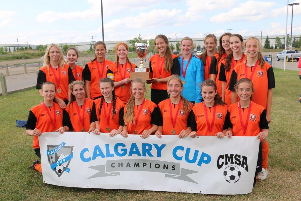 PhilSearl's tweet photo. @BlizzardSoccer_ @BlizzardEverton take gold in the Calgary Cup! @KitsOnHangers http://t.co/rCniBXTLws