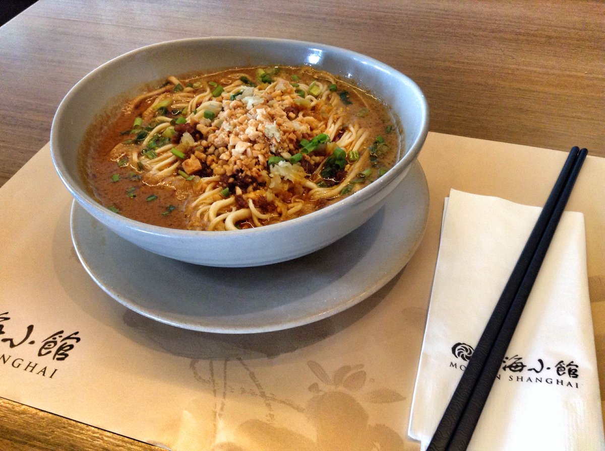 ModernShanghai's tweet photo. Our Szechuan Noodles with Spicy Peanut Sauce will add the kick and flavor to this rainy Monday. #ModernShanghai. http://t.co/WQs7YXOn6P