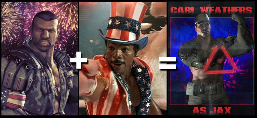 noobde's tweet photo. Lets do some math here: Patriot Jax + Patriot Apollo Creed = Carl Weathers as JAX!  Coming Tuesday July 7 !! http://t.co/NCztK9RBri