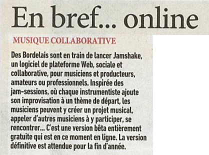 jam_shake's tweet photo. Une surprise dans Direct Matin Bordeaux7 pour ce début de semaine ! #Jamshake dans @Bordeaux7 http://t.co/Mip0MARaB9