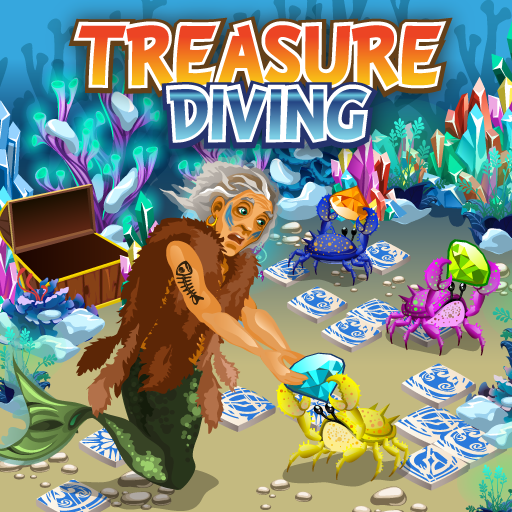 treasure_diving's tweet photo. Sneaky crabs have stolen the crystals from the Shaman Pechuya's chest! Help him to get them back!  #TreasureDiving http://t.co/d079LwOS0L