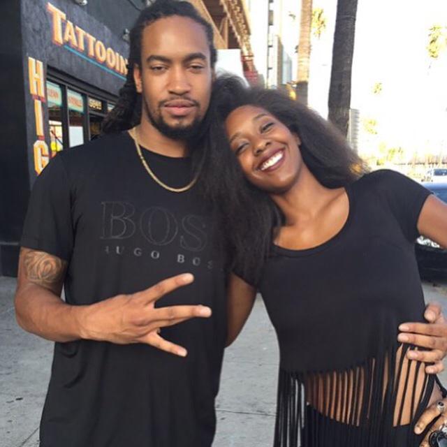 LoudFranklin's tweet photo. Me n my sis @YoYoLander earlier at the #kickbackLA 💯💯 http://t.co/1woYvBtSWd