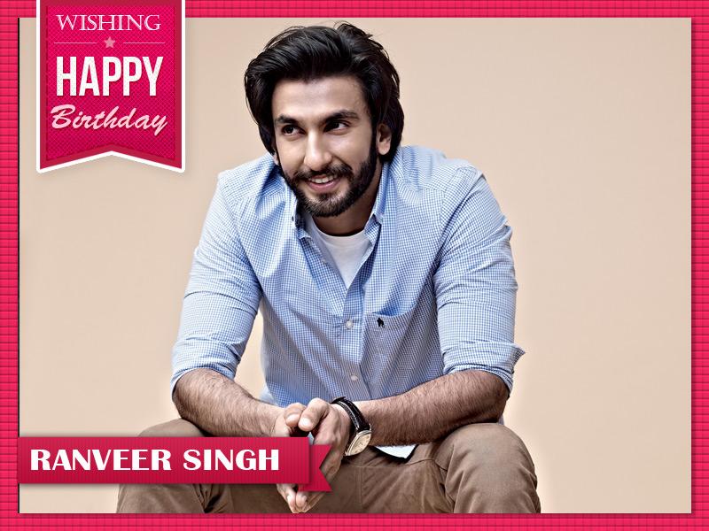 Happy Birthday Ranveer Singh. The Coolest and Craziest man of Bollywood! 