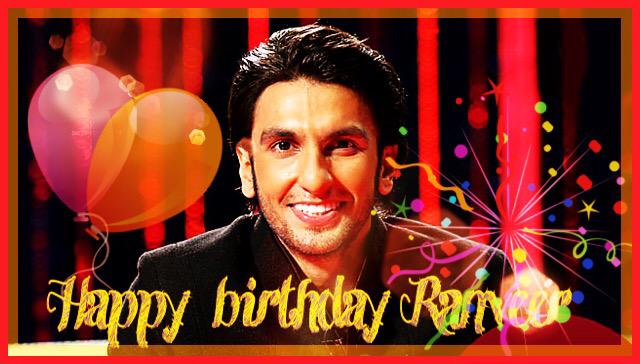  A very big happy birthday to the most energetic and entertaining person  
Happy birthday Ranveer Singh 