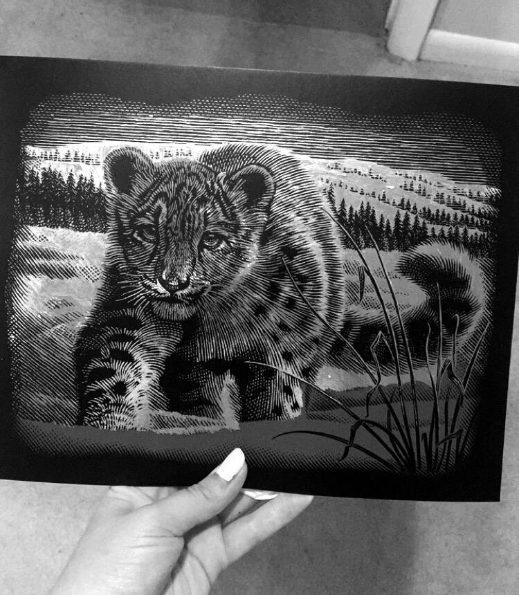 Heartbeat_l0ve's tweet photo. Scratch board drawing🐯
4/5 complete
#myhandhurts #20hoursandcounting http://t.co/HDmMYTOHnz