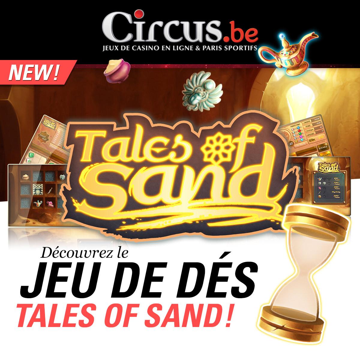 CircusSport's tweet photo. Profitez des pouvoirs du sable dans le nouveau jeu Tale of Sand et à vous les Mystery !  #bonus #casino http://t.co/EceKzbV6wD