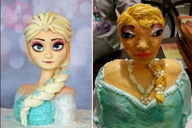 CustomiseStuff's tweet image. So this #Elsa cake has gone viral - oh dear, oh dear, oh dear.
Top tip: avoid copyright images; avoid an #ElsaMonster