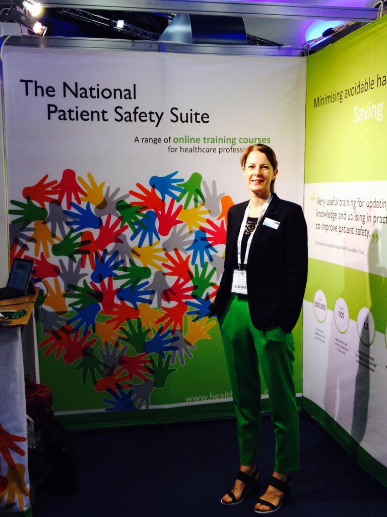 VC_healthcare's tweet photo. .@VCCAREJude at @virtual_college stand at #PSafetyCongress pop by to say hi! http://t.co/13AdYzu2Ie