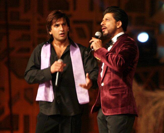I see the Bollywood\s next big star in -  Shah Rukh Khan.  

Happy Birthday Ranveer Singh 