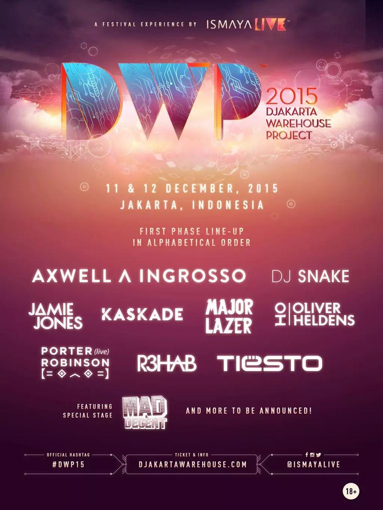 This First Phase Line-Up #DWP15