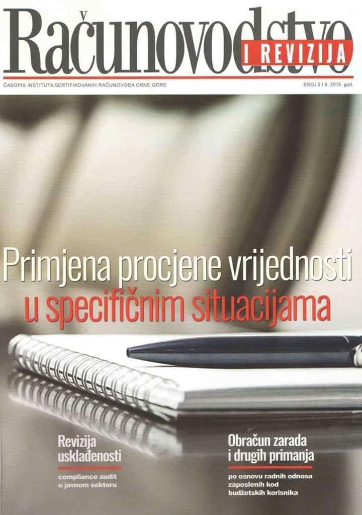 InstitutSRCG's tweet photo. Casopis Racunovodstvo i revizija, broj 5 i 6 http://t.co/LsGOLnkgnH