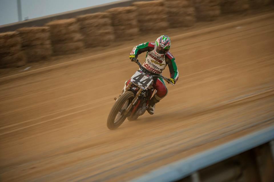 Great shot from <a href="/55Productions/">Brian Nitto</a> of <a href="/BRob44/">Brandon Robinson</a> at the DuQouin mile.  <a href="/Castrol/">Castrol</a> <a href="/TriumphAmerica/">Triumph Motorcycles</a>