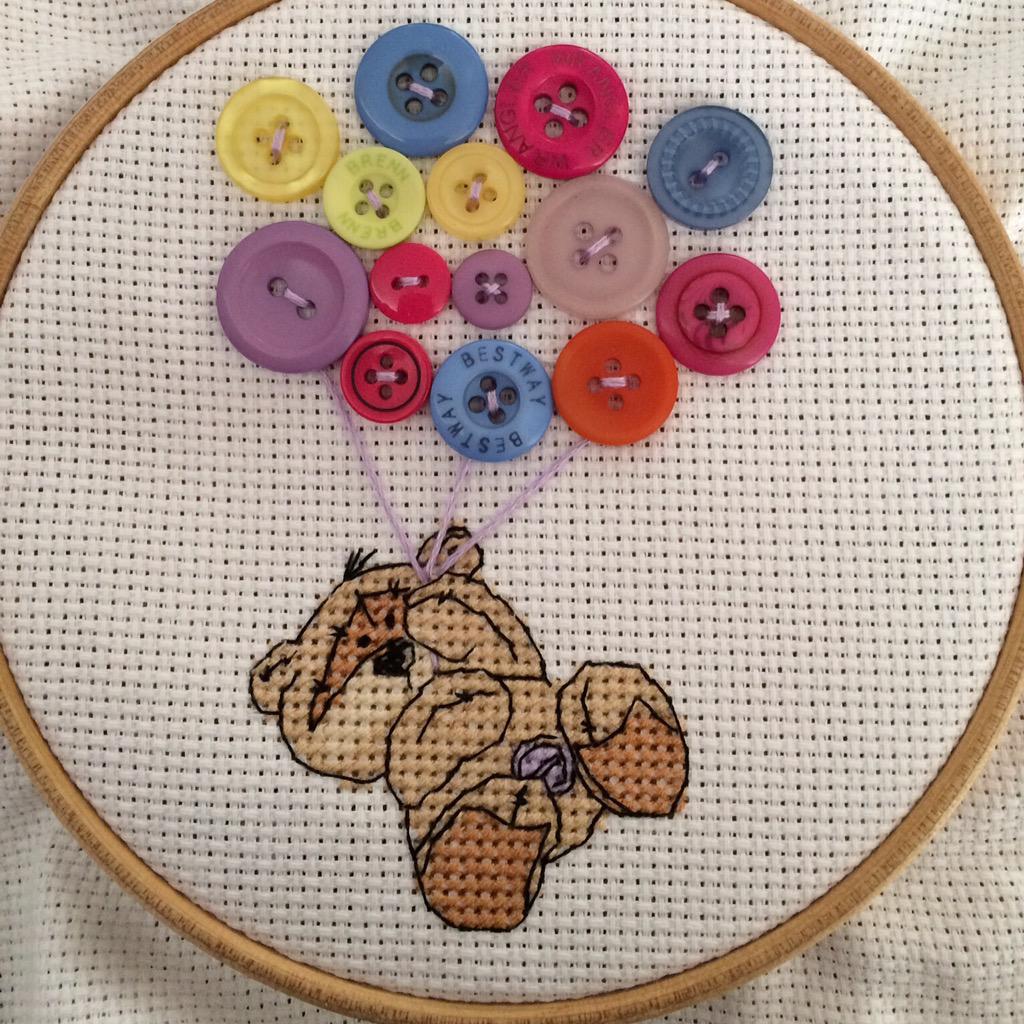 violetflowerke1's tweet image. #buttoncraft #keepsake #homemade