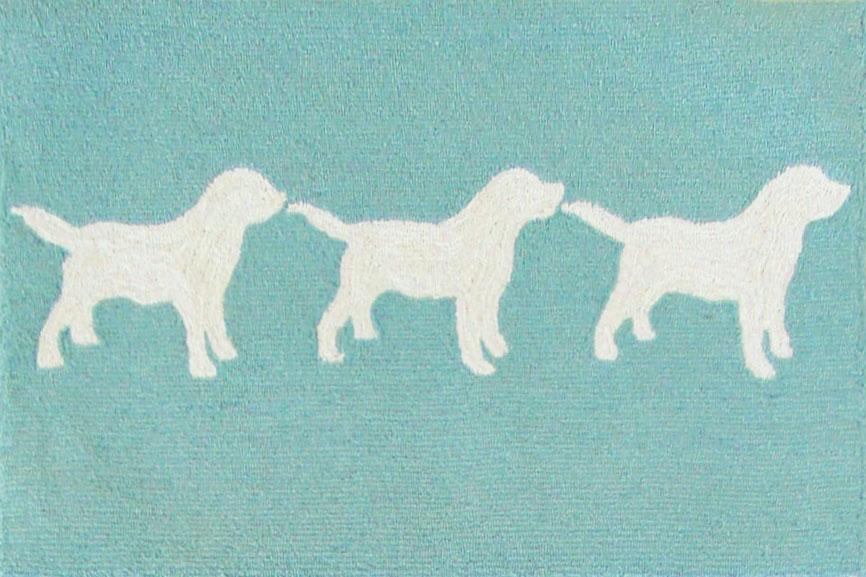 SitStayandClick's tweet image. Dogs and more dogs. This aqua color scheme is perfect for our beach house.