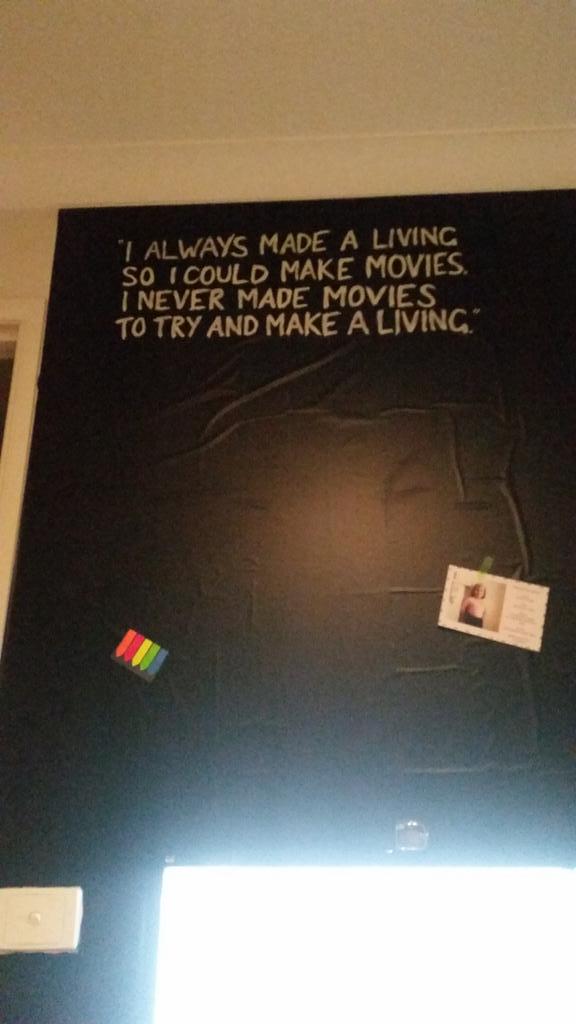 crackawuht's tweet photo. Wise words from @CaseyNeistat now reside above my desk http://t.co/jBlqXs7K5n