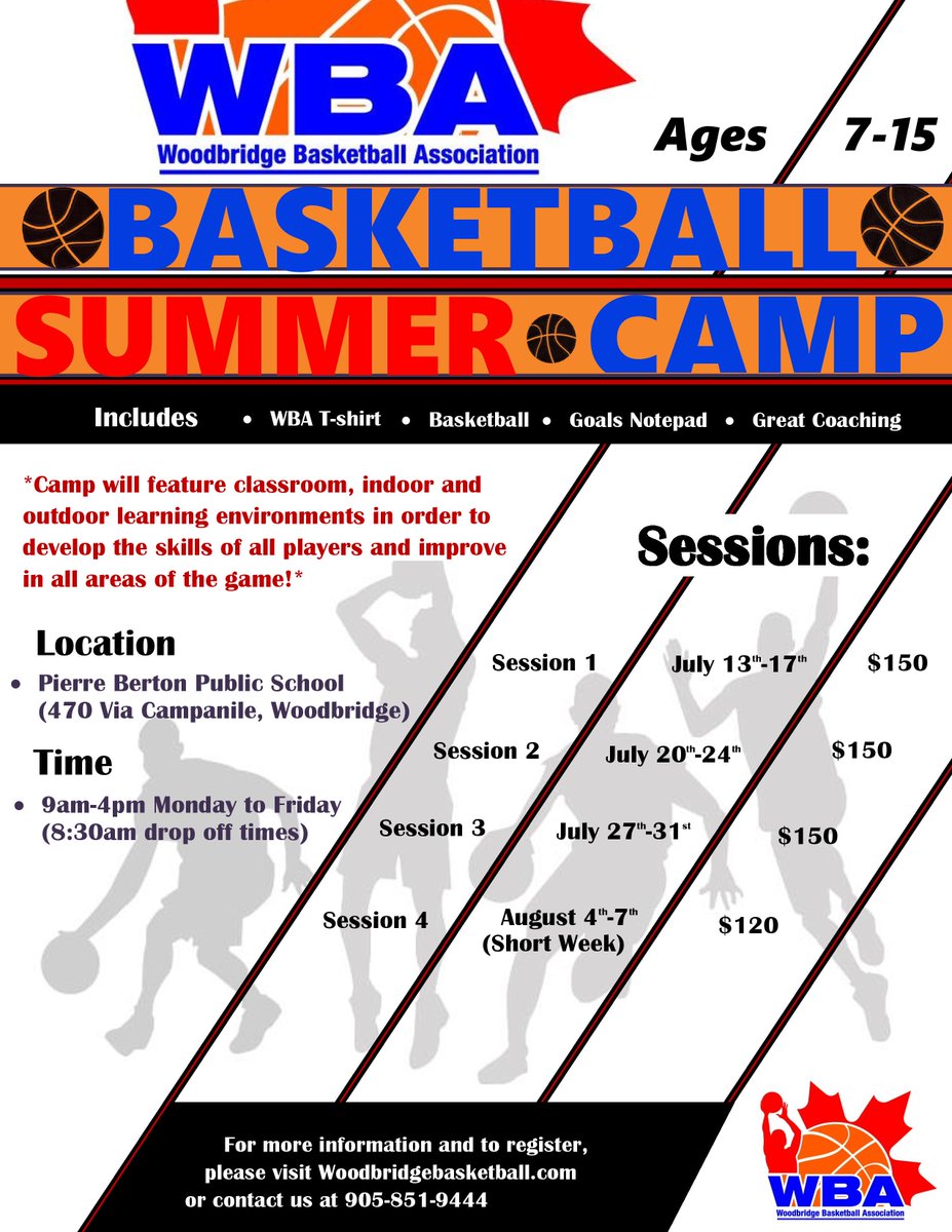 wbaBasketball's tweet photo. WBA basketball camp is just a week away! Take a look at our flyer below for more details! http://t.co/lvhjO7k5y2