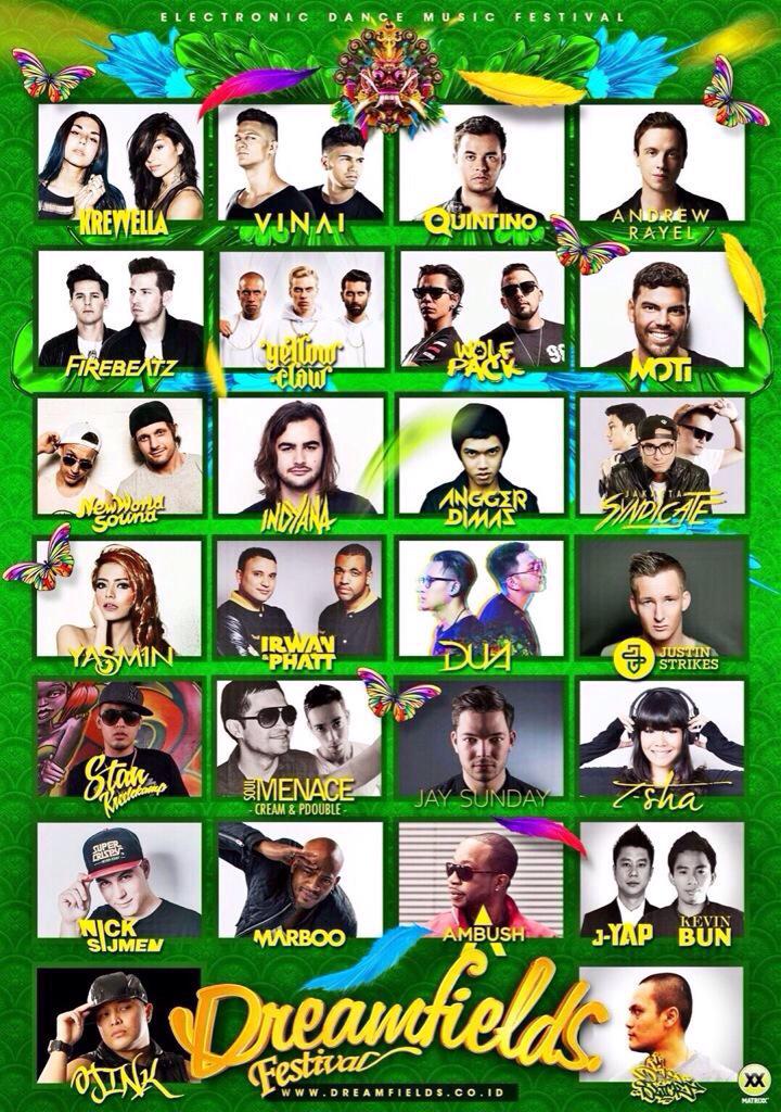 DREAMFIELDS FESTIVAL 2015 | Sat, 15 August at Garuda Wisnu Kencana (GWK), Bali | More info <a href="/DreamfieldsAsia/">Dreamfields Asia</a>