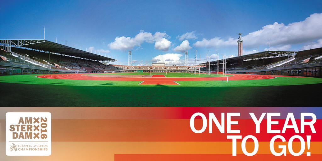 Nog 366 dagen tot aan de start van de EK Atletiek 2016! 6-10 juli 2016 #AthleticsLikeNeverBefore <a href="/Amsterdam2016/">Amsterdam 2016</a>