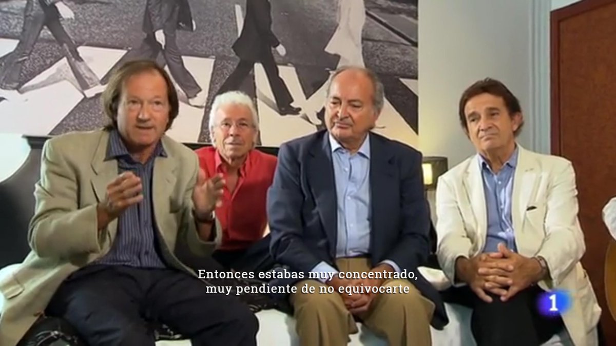 50BeatlesBCN's tweet photo. programa @informesemanal 50 aniv #Beatles España con #LosSirex y #Pekenikes a partir min 20:27 http://t.co/2SPSnTP2WB http://t.co/bkjOCR3Vjg