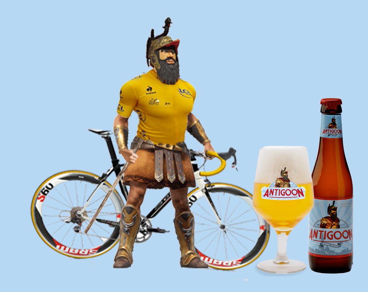 Doortocht #tourdefrance in #Antwerpen : dorstlessende "doping" is beschikbaar langs het parcours ! #reuzelekkerbier