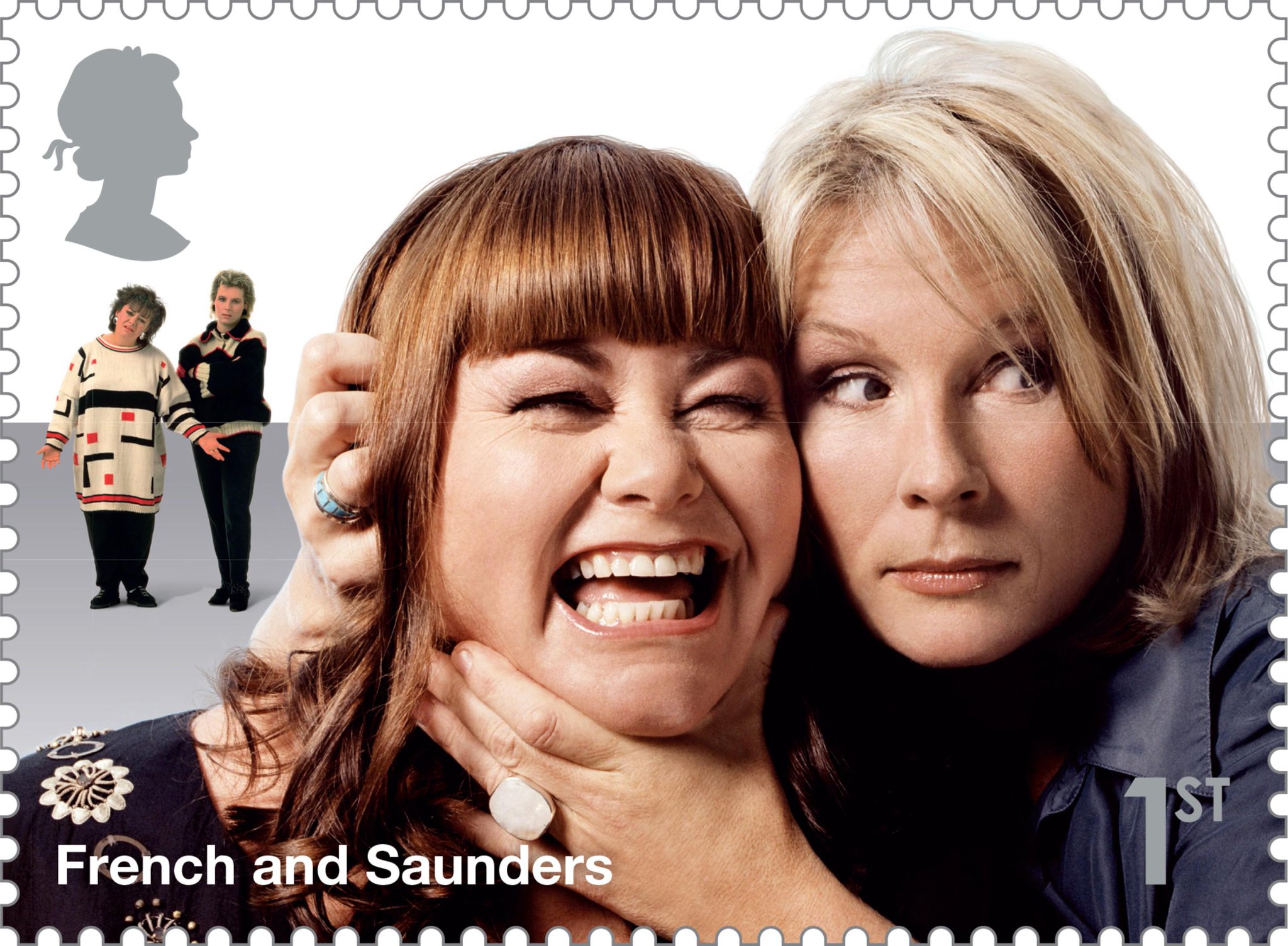 Happy birthday to Jennifer Saunders! She & Dawn French grace one of our Comedy Greats stamps.  