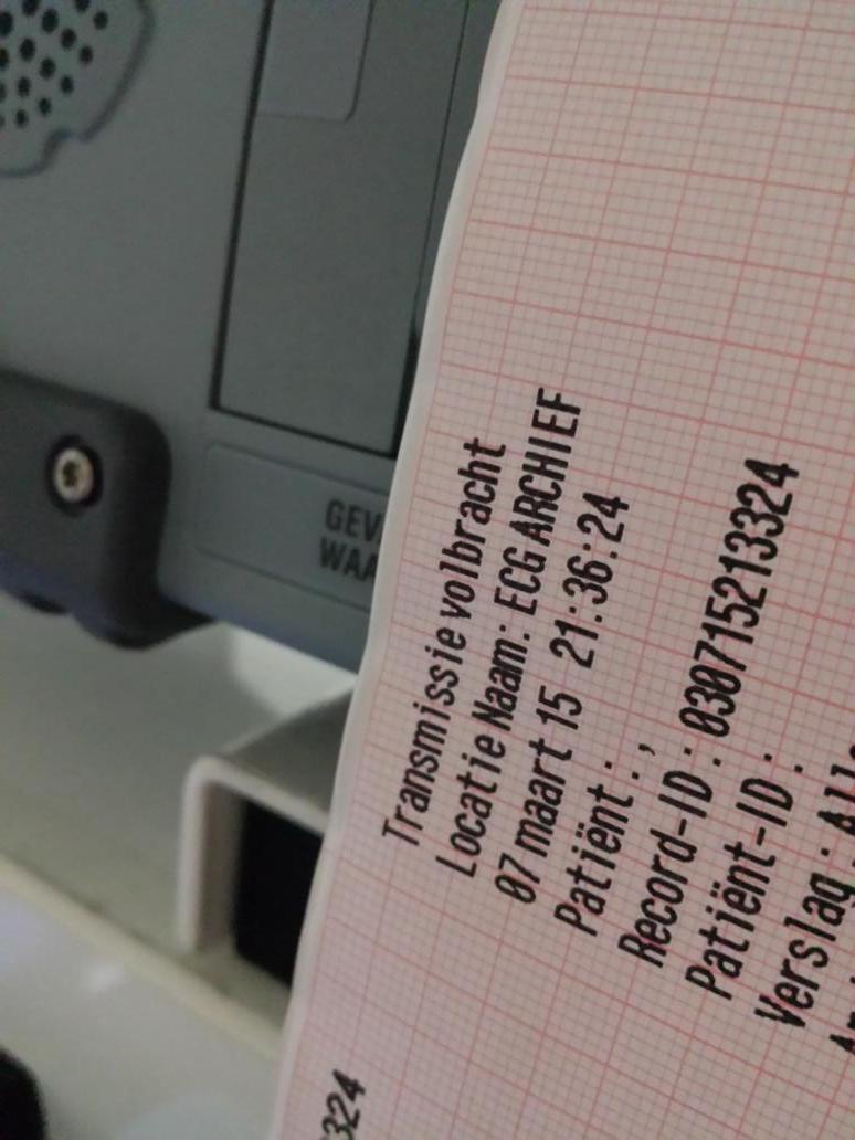 jvo77's tweet image. Einde rit ehgv/ehtp even het ecg veilig stellen #dmvda #documenteren