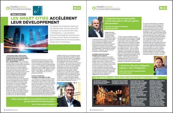 Mitel_FR's tweet image. [Presse] A lire dans @MagazineEDI le sujet sur les #SmartCities où @JeanDenisG @Mitel prend la parole #Batimation