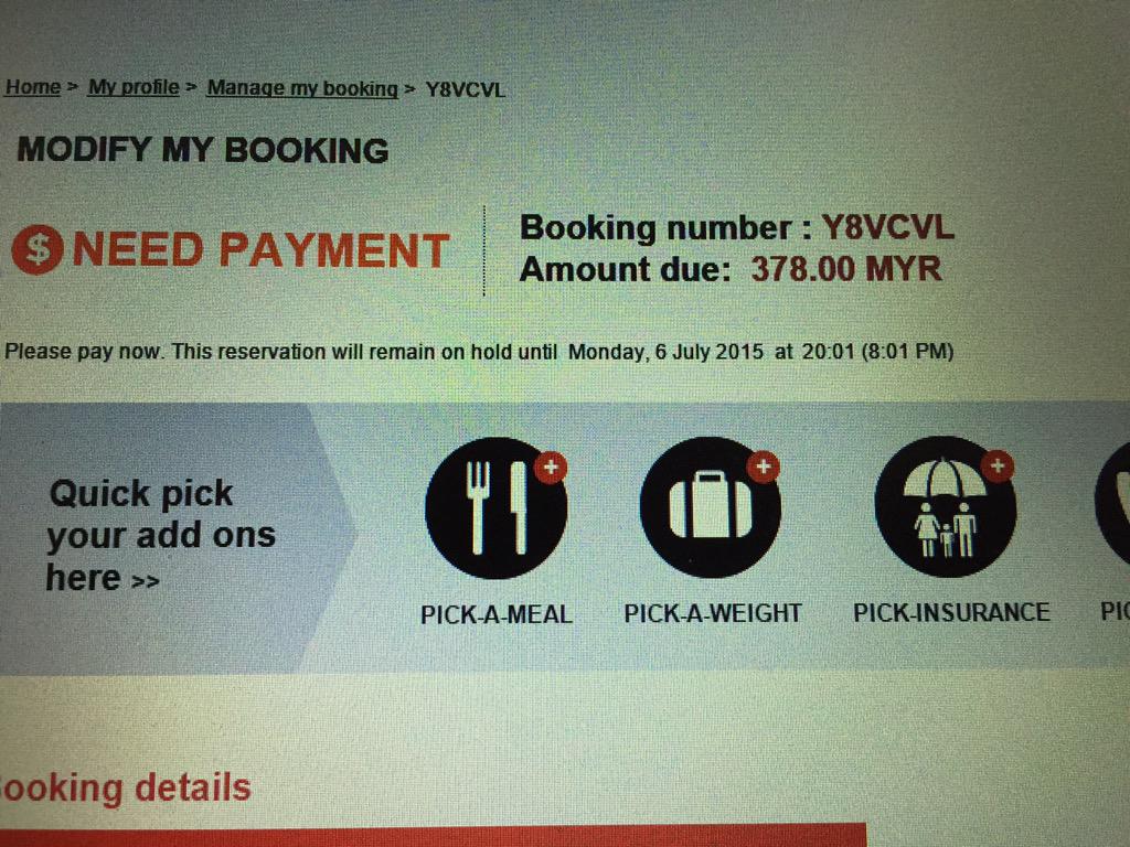 kevintkk's tweet photo. @askairasia I have made the payment via RHB online. Please verify. Thank you. http://t.co/8Vx3dulsBy