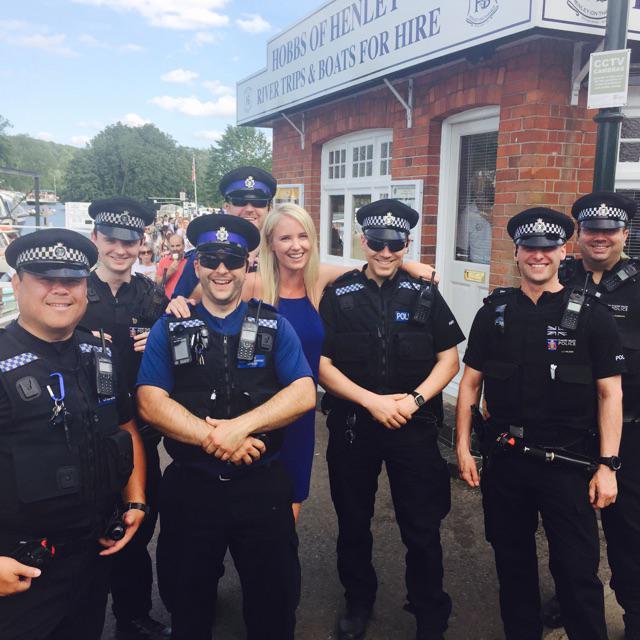 Times like these I feel extra safe around Henley. My love of the Henley police seems to be quite clear. <a href="/ThamesVP/">Thames Valley Police</a>